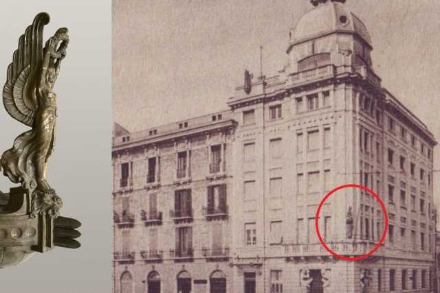 Palazzo Gazzetta: nel 1982 si salv� una vittoria alata, ma giace nei depositi della Pinacoteca